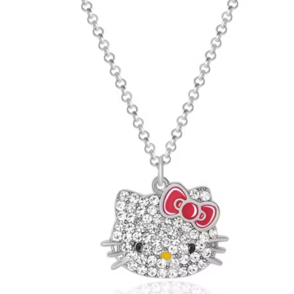 Sanrio Hello Kitty Fashion Pave Crystal necklace